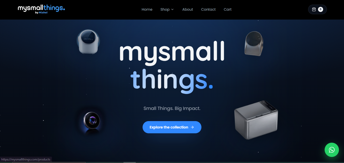 Mysmallthings Website